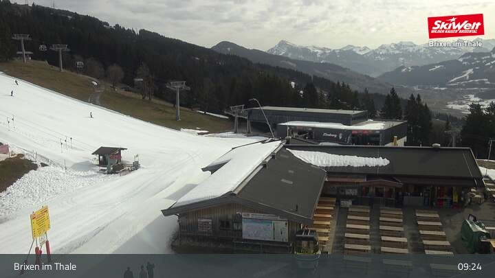 Archiv Foto Webcam Bergstation Gondelbahn, Brixen im Thale