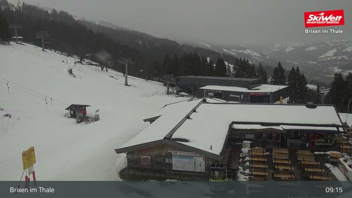 Archived image Webcam Top Station Gondola, Brixen im Thale