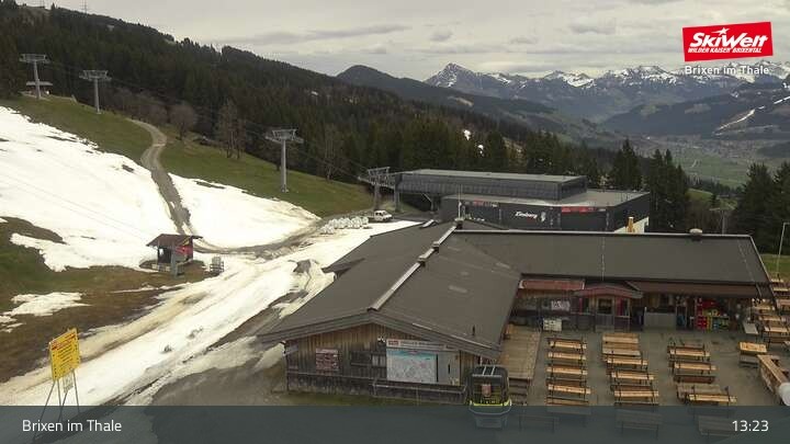 Archiv Foto Webcam Bergstation Gondelbahn, Brixen im Thale