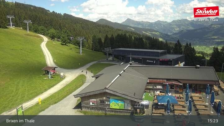 Archiv Foto Webcam Bergstation Gondelbahn, Brixen im Thale