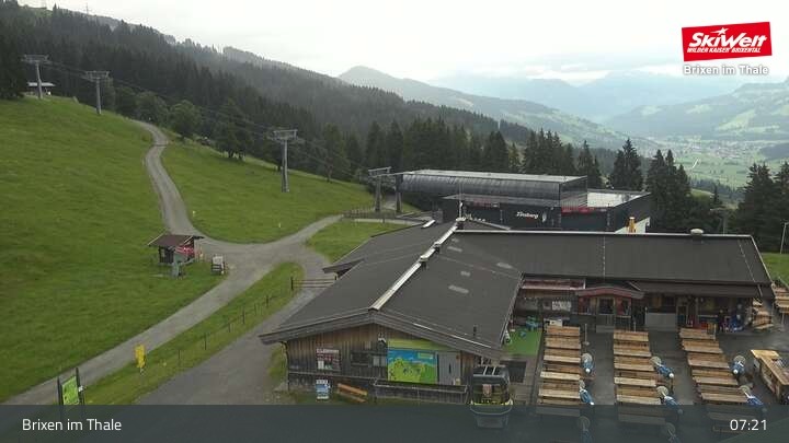 Archiv Foto Webcam Bergstation Gondelbahn, Brixen im Thale