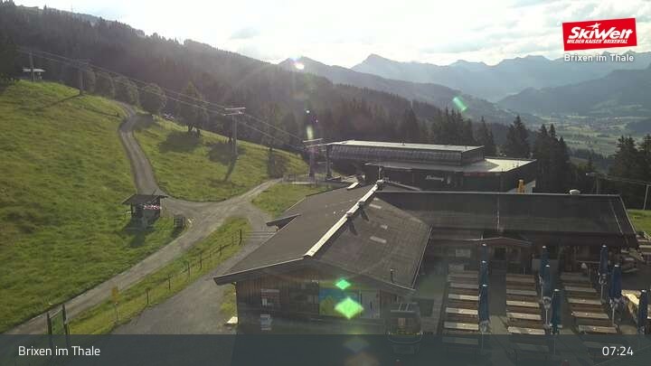 Archiv Foto Webcam Bergstation Gondelbahn, Brixen im Thale