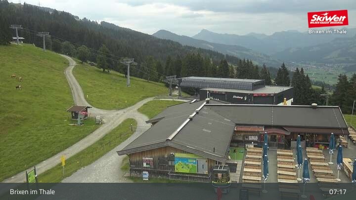 Archiv Foto Webcam Bergstation Gondelbahn, Brixen im Thale