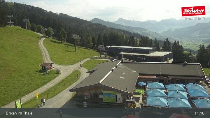Archiv Foto Webcam Bergstation Gondelbahn, Brixen im Thale