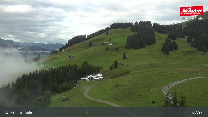 Archiv Foto Webcam Bergstation Gondelbahn, Brixen im Thale
