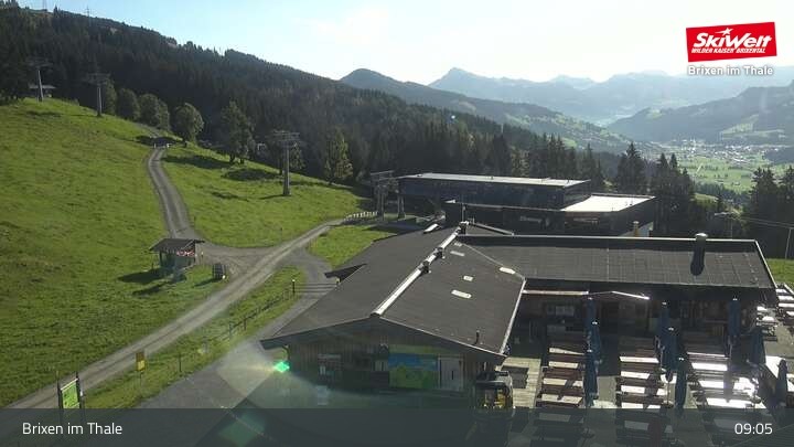 Archiv Foto Webcam Bergstation Gondelbahn, Brixen im Thale