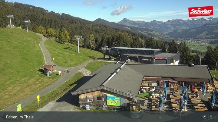 Archiv Foto Webcam Bergstation Gondelbahn, Brixen im Thale