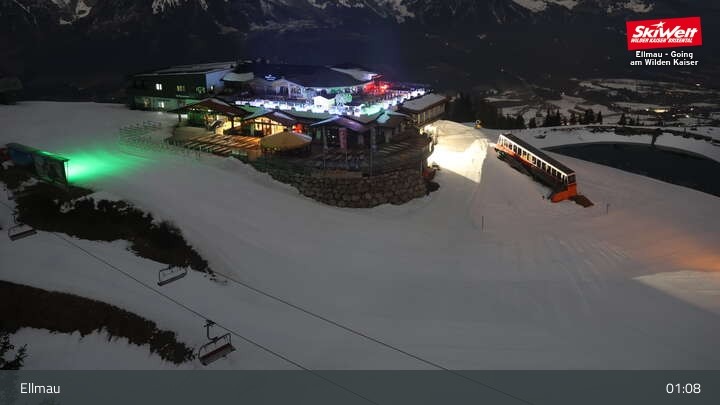 Archiv Foto Webcam Bergstation Hartkaiserbahn, Ellmau