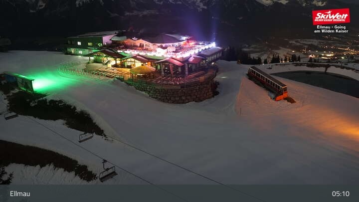 Archiv Foto Webcam Bergstation Hartkaiserbahn, Ellmau