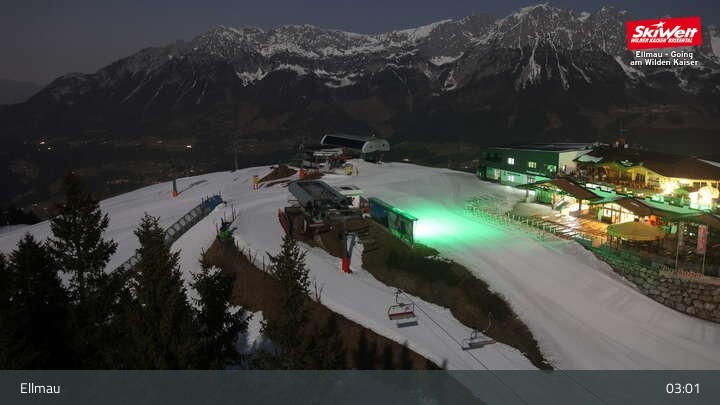 Archiv Foto Webcam Bergstation Hartkaiserbahn, Ellmau