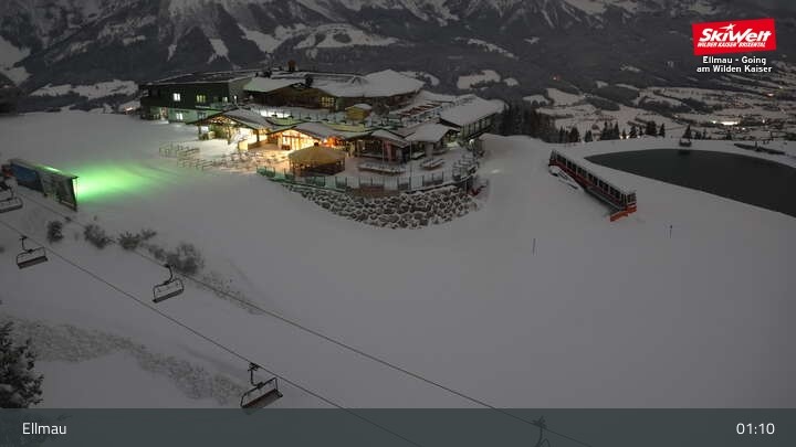 Archiv Foto Webcam Bergstation Hartkaiserbahn, Ellmau