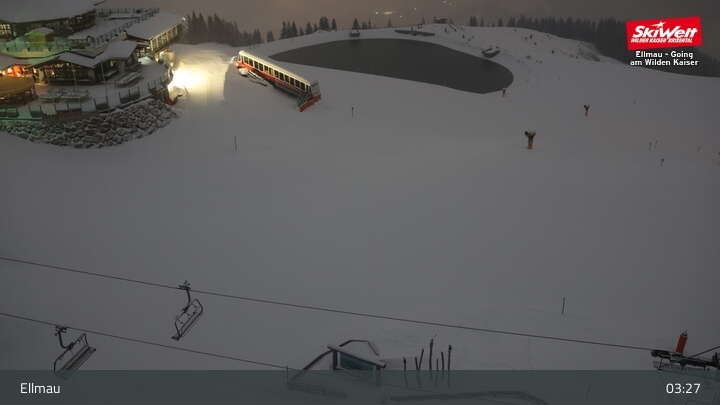 Archiv Foto Webcam Bergstation Hartkaiserbahn, Ellmau