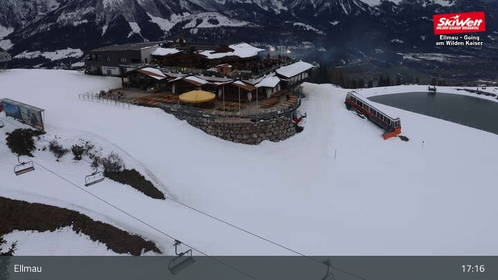 Archiv Foto Webcam Bergstation Hartkaiserbahn, Ellmau