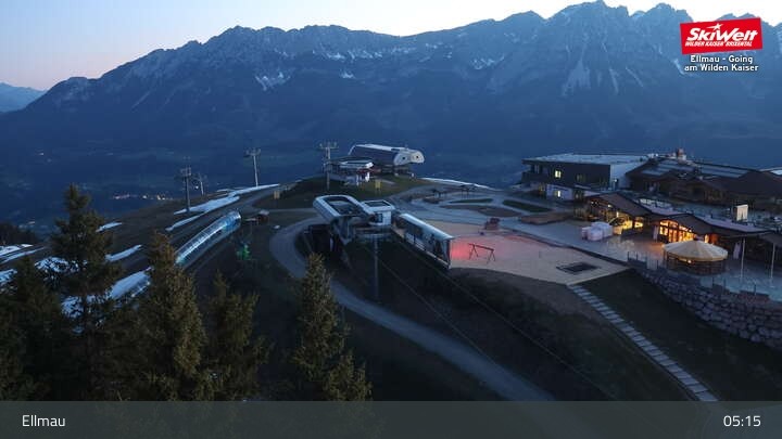 Archiv Foto Webcam Bergstation Hartkaiserbahn, Ellmau