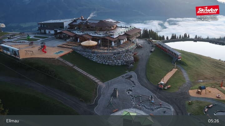 Archiv Foto Webcam Bergstation Hartkaiserbahn, Ellmau