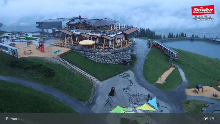 Archiv Foto Webcam Bergstation Hartkaiserbahn, Ellmau