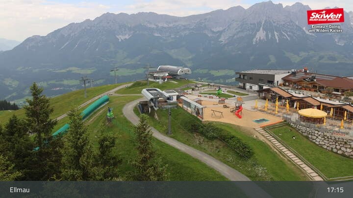 Archiv Foto Webcam Bergstation Hartkaiserbahn, Ellmau