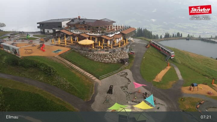 Archiv Foto Webcam Bergstation Hartkaiserbahn, Ellmau