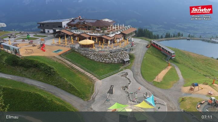 Archiv Foto Webcam Bergstation Hartkaiserbahn, Ellmau