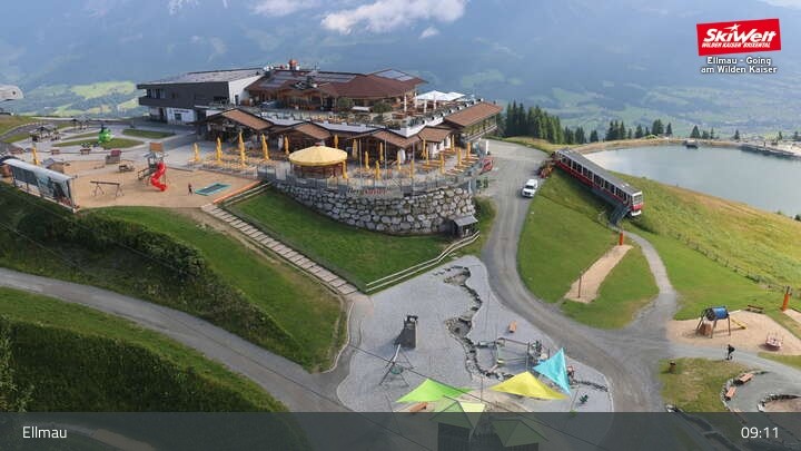Archiv Foto Webcam Bergstation Hartkaiserbahn, Ellmau