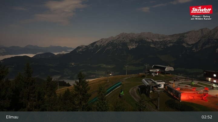 Archiv Foto Webcam Bergstation Hartkaiserbahn, Ellmau