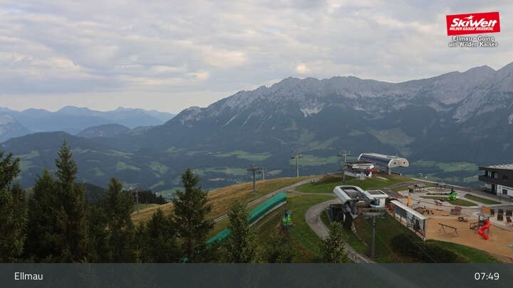 Archived image Webcam Top Station Hartkaiserbahn, Ellmau