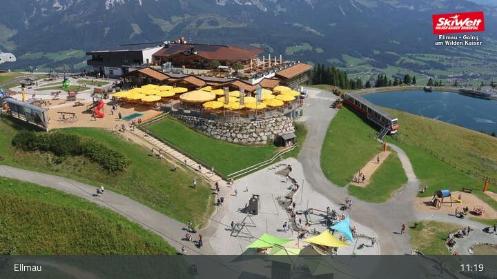 Archived image Webcam Top Station Hartkaiserbahn, Ellmau