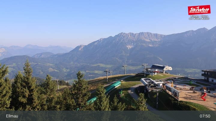 Archiv Foto Webcam Bergstation Hartkaiserbahn, Ellmau