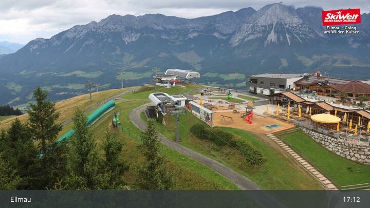 Archiv Foto Webcam Bergstation Hartkaiserbahn, Ellmau