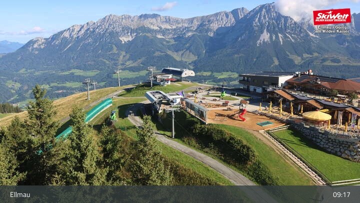 Archiv Foto Webcam Bergstation Hartkaiserbahn, Ellmau