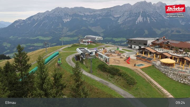 Archived image Webcam Top Station Hartkaiserbahn, Ellmau
