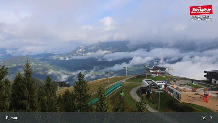 Archiv Foto Webcam Bergstation Hartkaiserbahn, Ellmau