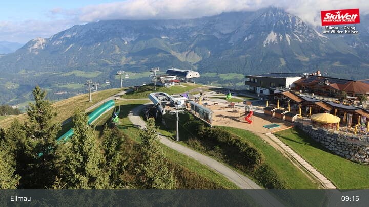 Archiv Foto Webcam Bergstation Hartkaiserbahn, Ellmau