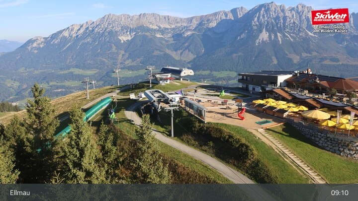 Archiv Foto Webcam Bergstation Hartkaiserbahn, Ellmau