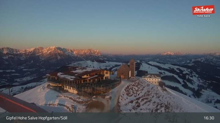 Archiv Foto Webcam Hohe Salve, Hopfgarten im Brixental