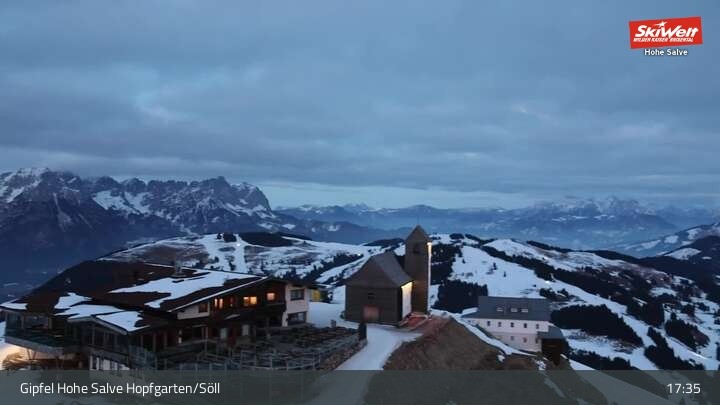 Archiv Foto Webcam Hohe Salve, Hopfgarten im Brixental