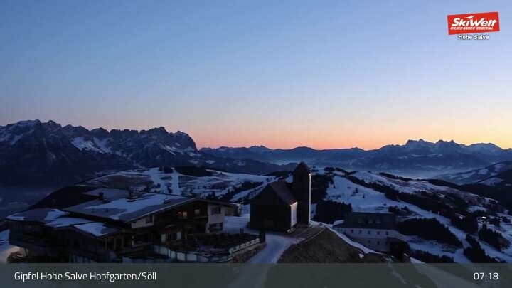 Archiv Foto Webcam Hohe Salve, Hopfgarten im Brixental