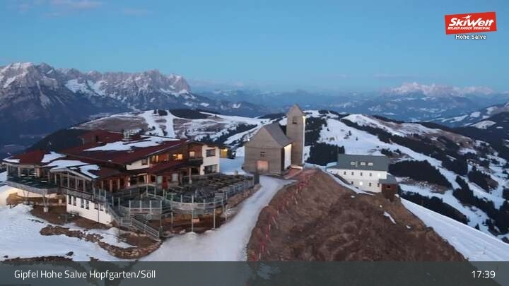 Archiv Foto Webcam Hohe Salve, Hopfgarten im Brixental