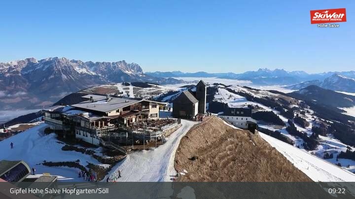 Archiv Foto Webcam Hohe Salve, Hopfgarten im Brixental