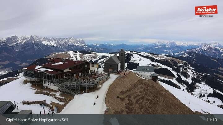 Archiv Foto Webcam Hohe Salve, Hopfgarten im Brixental
