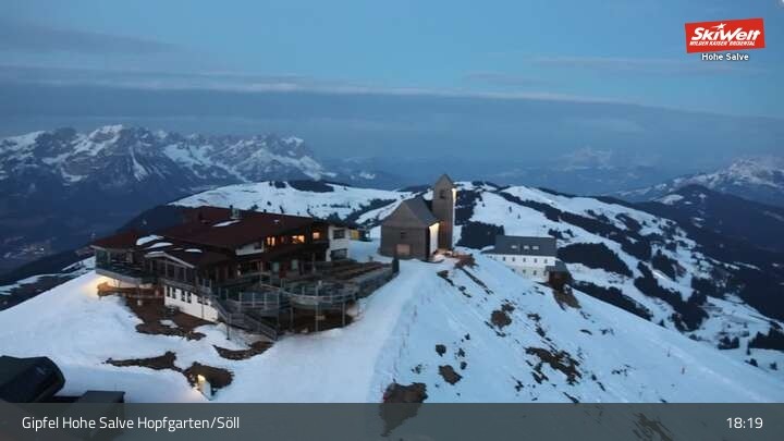 Archiv Foto Webcam Hohe Salve, Hopfgarten im Brixental