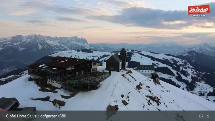 Archiv Foto Webcam Hohe Salve, Hopfgarten im Brixental