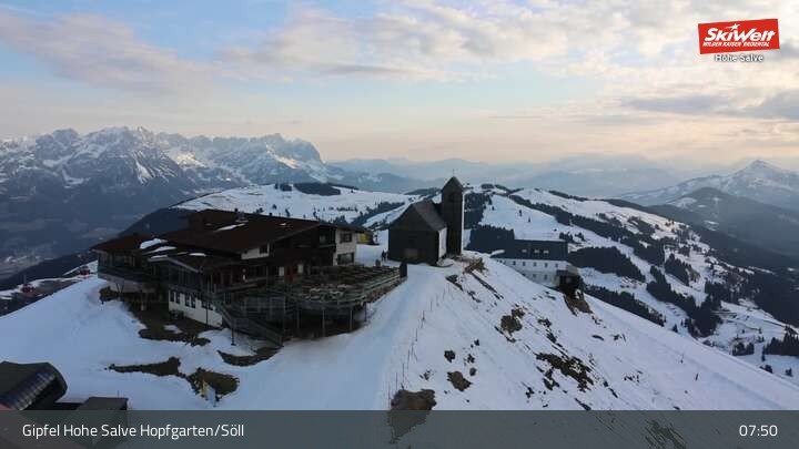 Archiv Foto Webcam Hohe Salve, Hopfgarten im Brixental