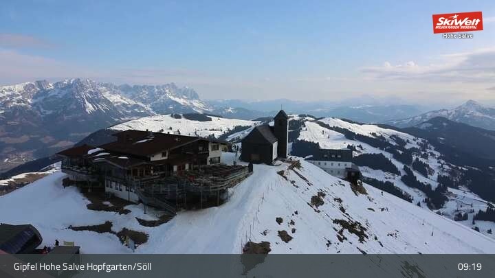 Archiv Foto Webcam Hohe Salve, Hopfgarten im Brixental