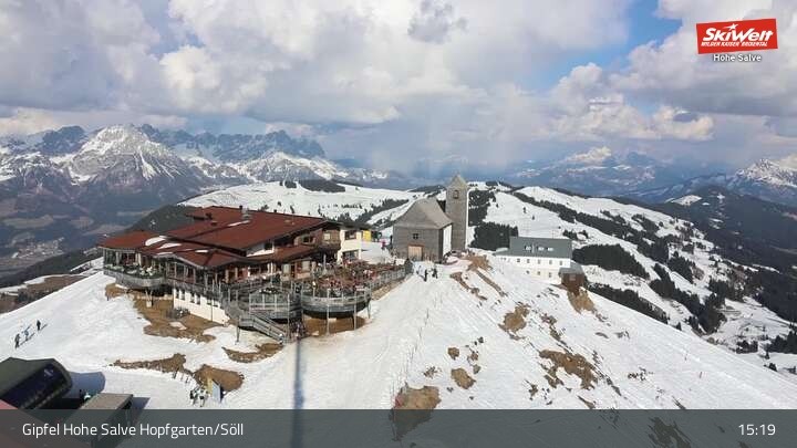 Archiv Foto Webcam Hohe Salve, Hopfgarten im Brixental