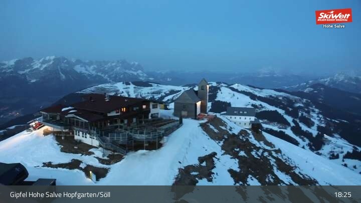 Archiv Foto Webcam Hohe Salve, Hopfgarten im Brixental