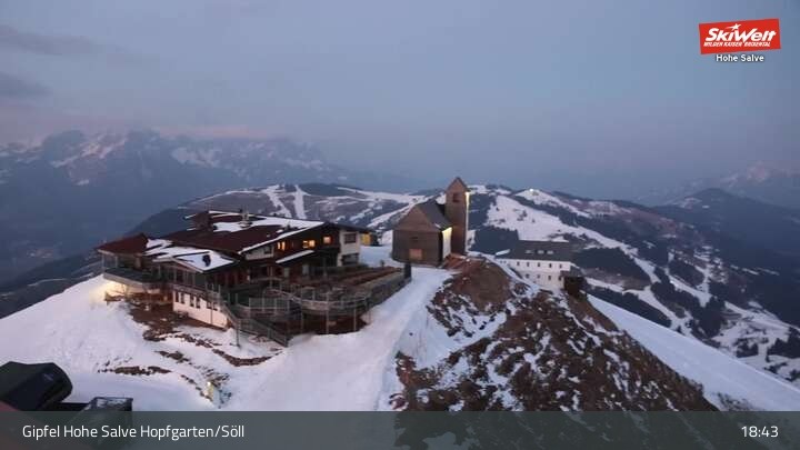 Archiv Foto Webcam Hohe Salve, Hopfgarten im Brixental