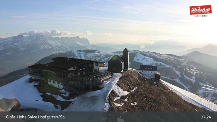 Archiv Foto Webcam Hohe Salve, Hopfgarten im Brixental