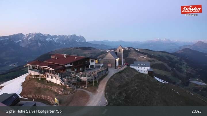 Archiv Foto Webcam Hohe Salve, Hopfgarten im Brixental