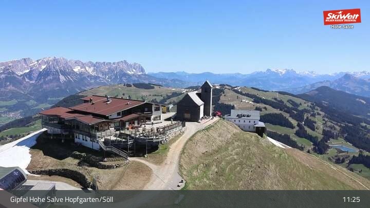 Archiv Foto Webcam Hohe Salve, Hopfgarten im Brixental